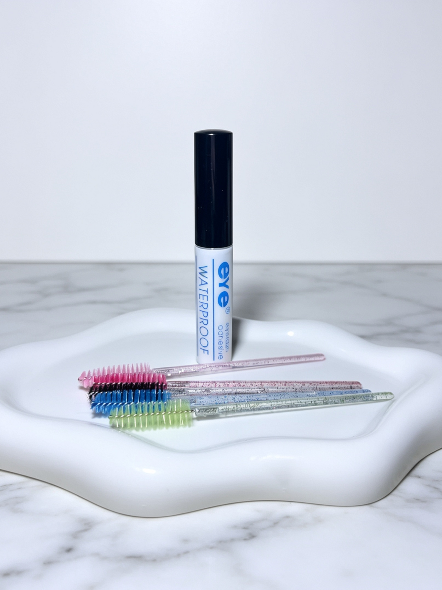 Waterproof Lash Glue + Colourful Spoolie Set