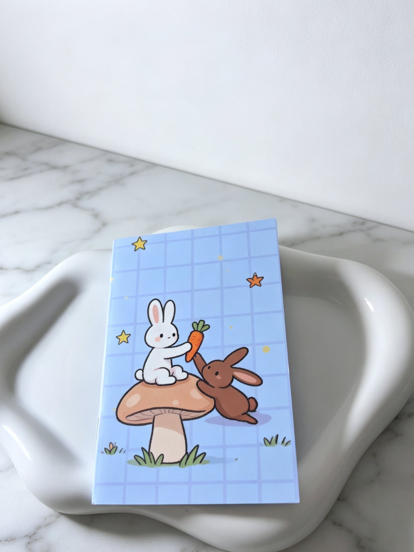 Cute Notebook + Pink Pens Set