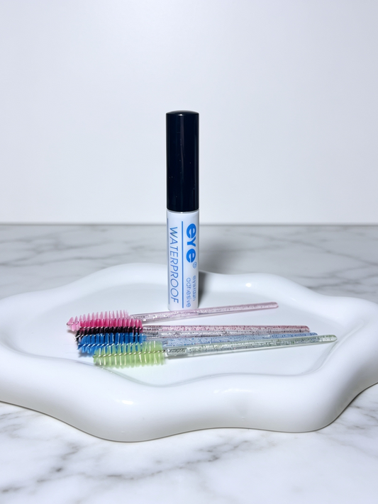 Waterproof Lash Glue + Colourful Spoolie Set