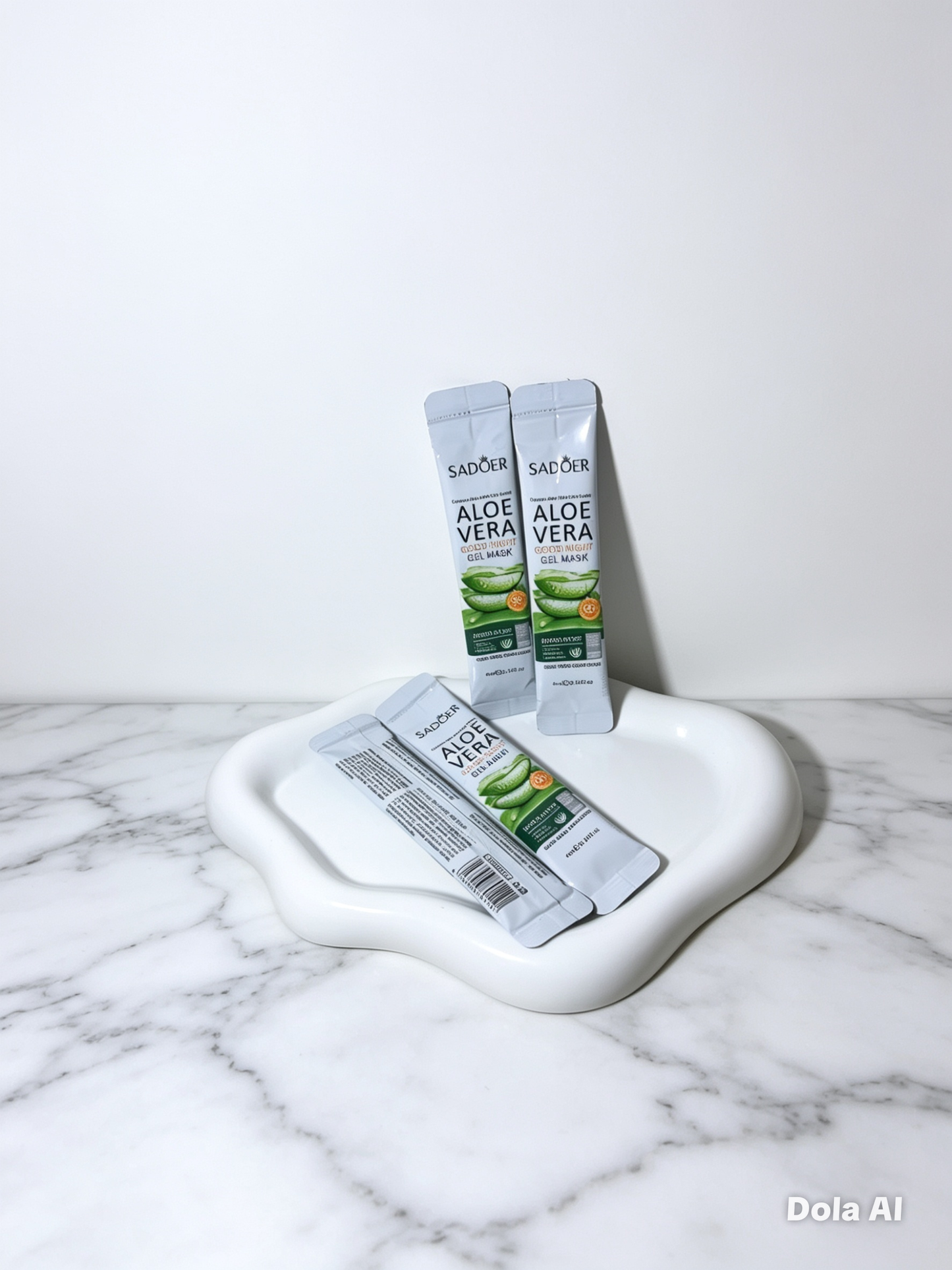 Sadoer Aloe Vera Gel Mask Set – Tubes + Sachetavo